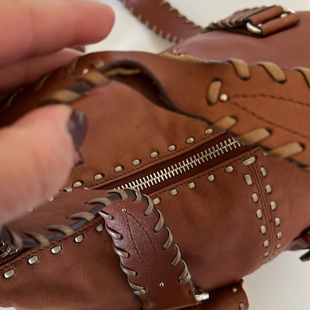 Vintage MICHAEL Michael Kors Leather Satchel - Picture 8 of 16